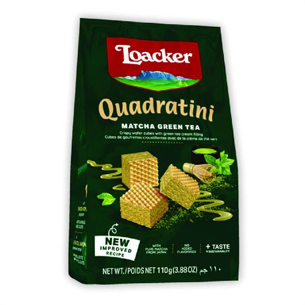 Loacker Quadratini Matcha Green Tea Imported